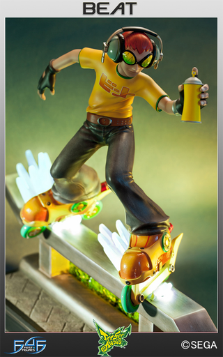 Illustration for article titled Jet Set Radio's Anti-Establishment Hero Looks Perfect In Polystone